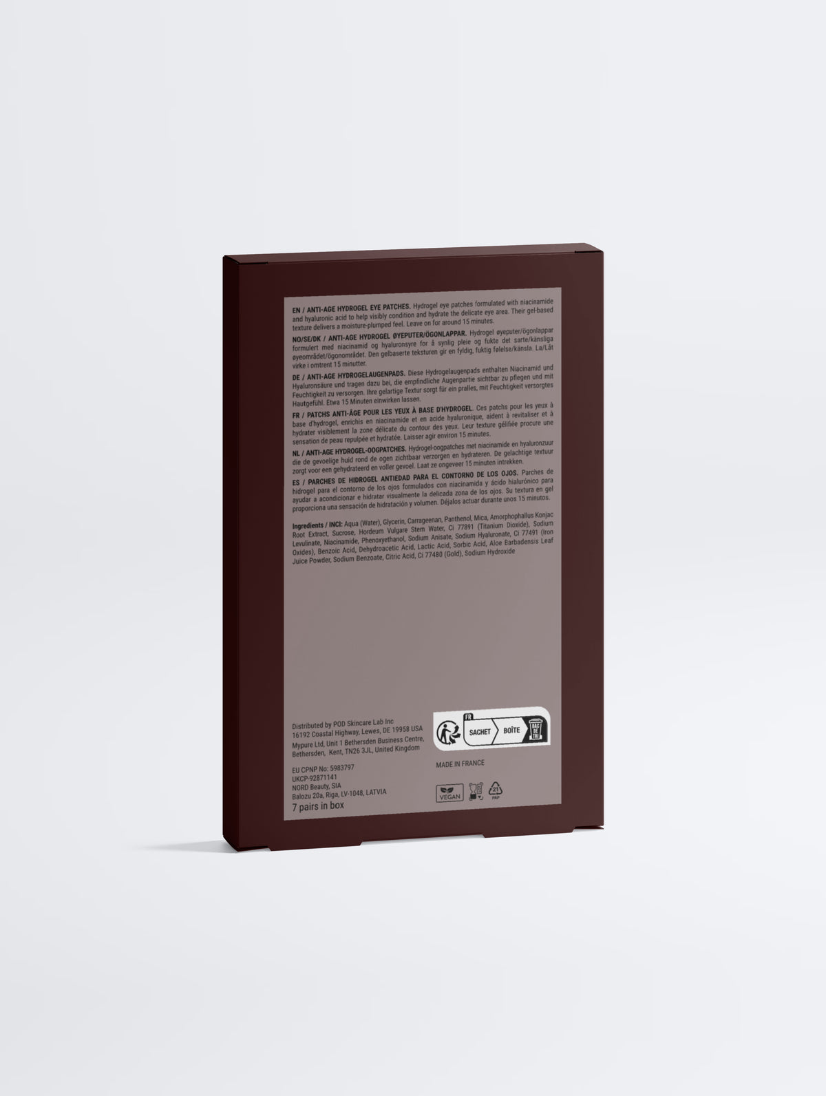 Anti-Age Hydrogel Eye Patches