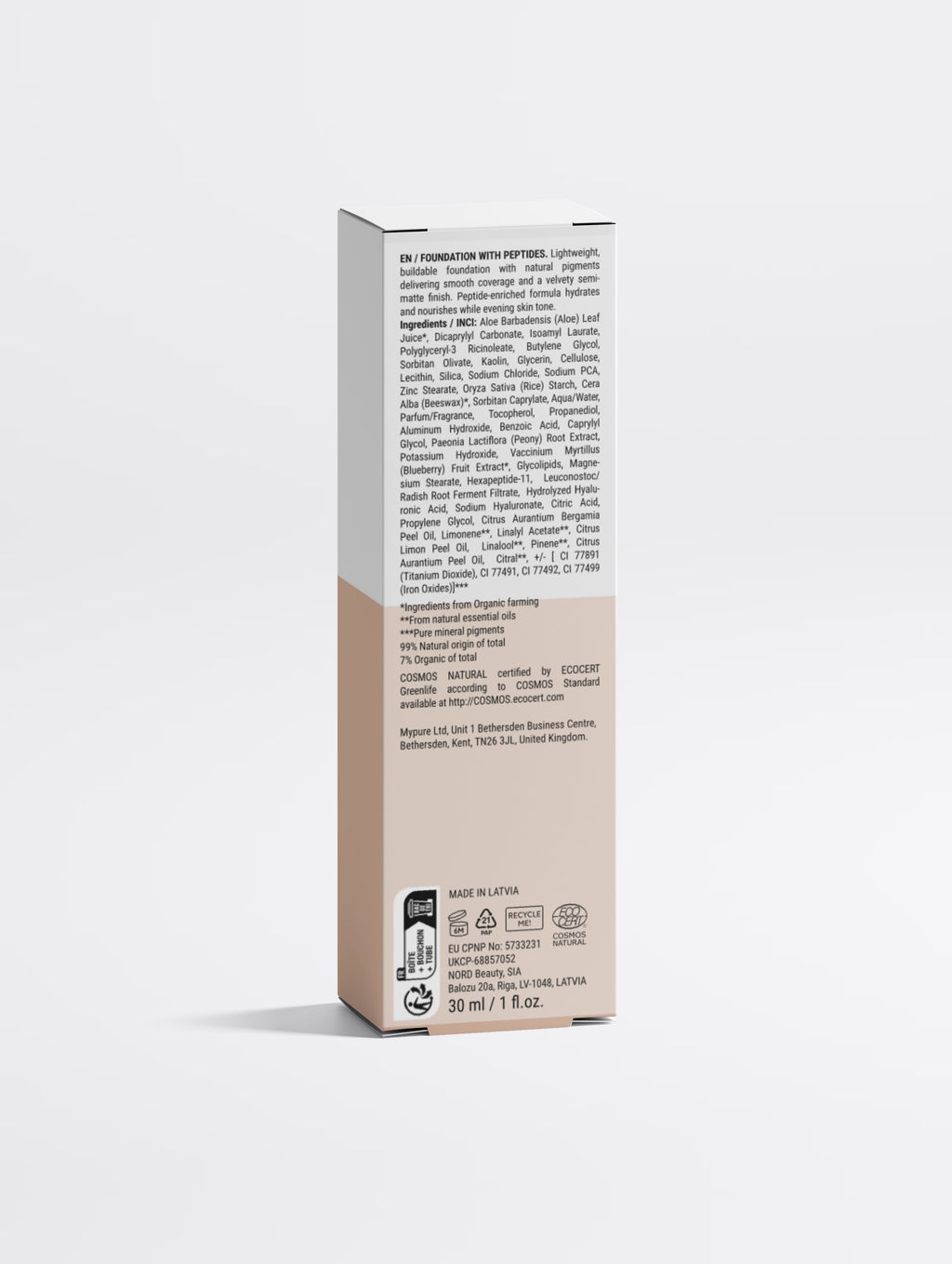 Foundation with Peptides, 15 Light Cool