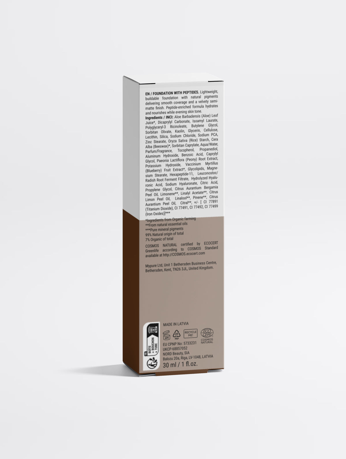 Foundation with Peptides, 45 Deep Warm