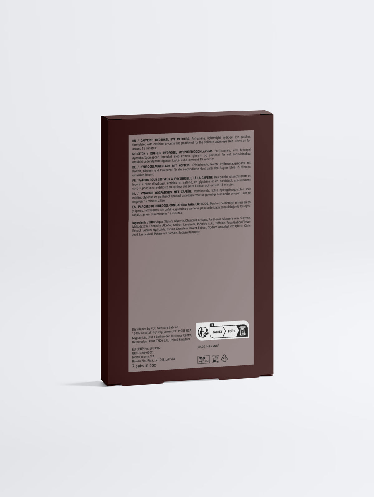 Caffeine + Vitamin C Energizing Hydrogel Eye Patches