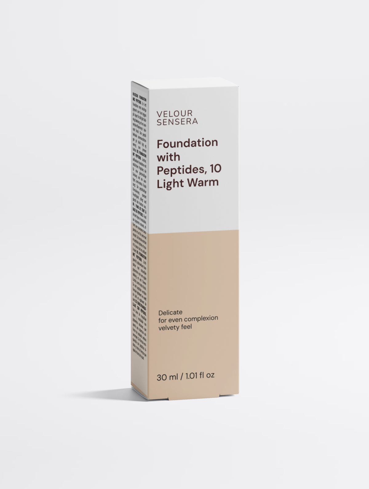Foundation with Peptides, 10 Light Warm